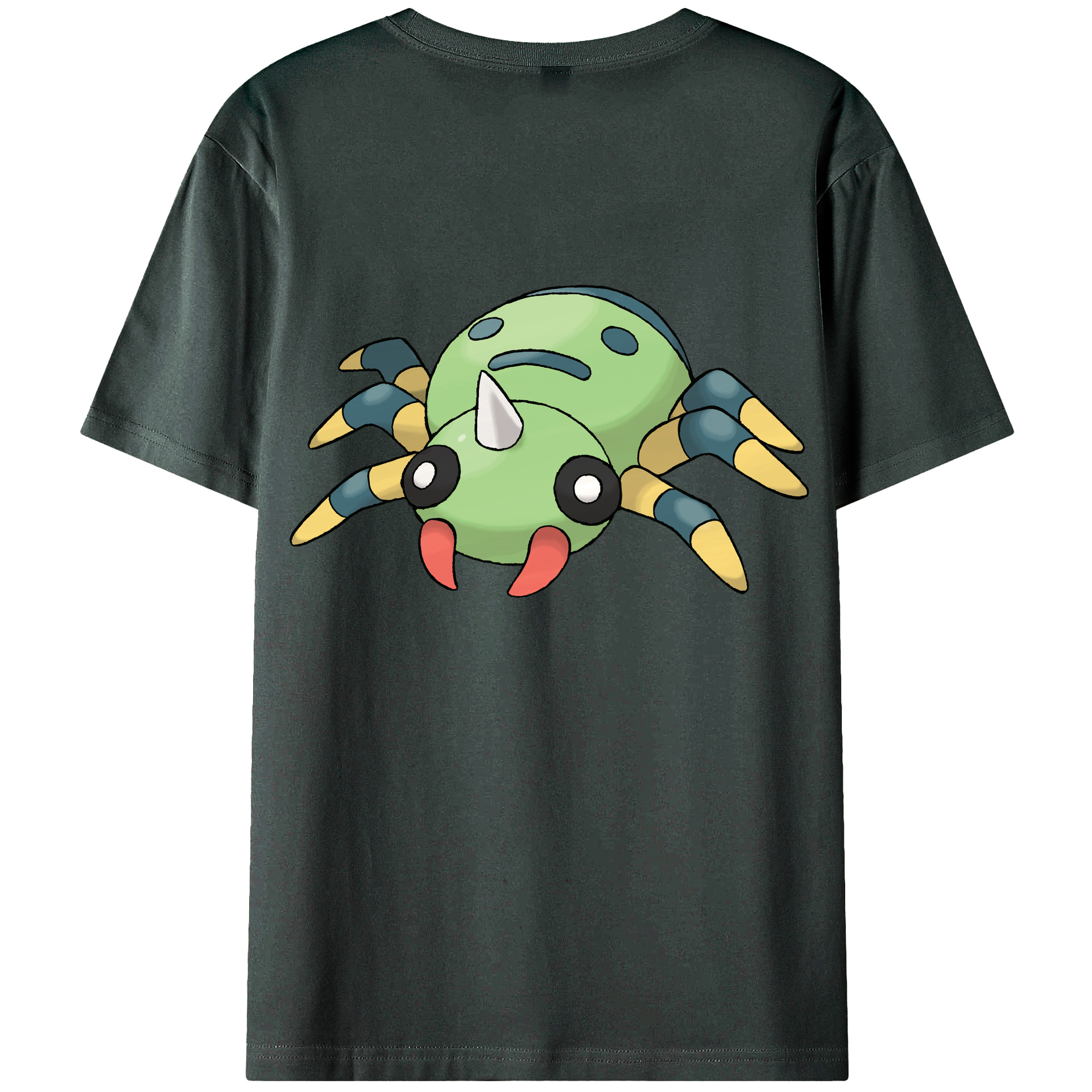 （画像用） ポケットモンスター Pokémon 綿100％ メンズ半袖Tシャツ（バックプリント） 通気性